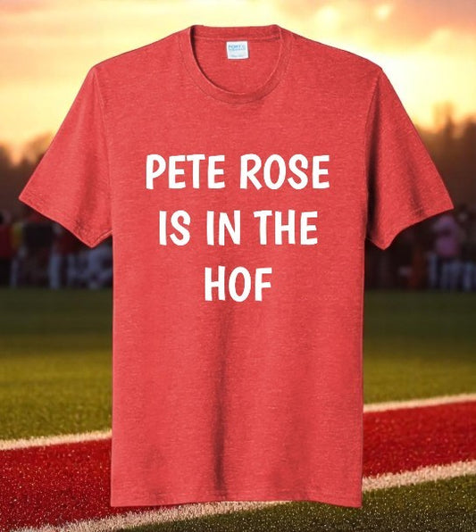 PETE ROSE IS IN THE HALL OF FAME